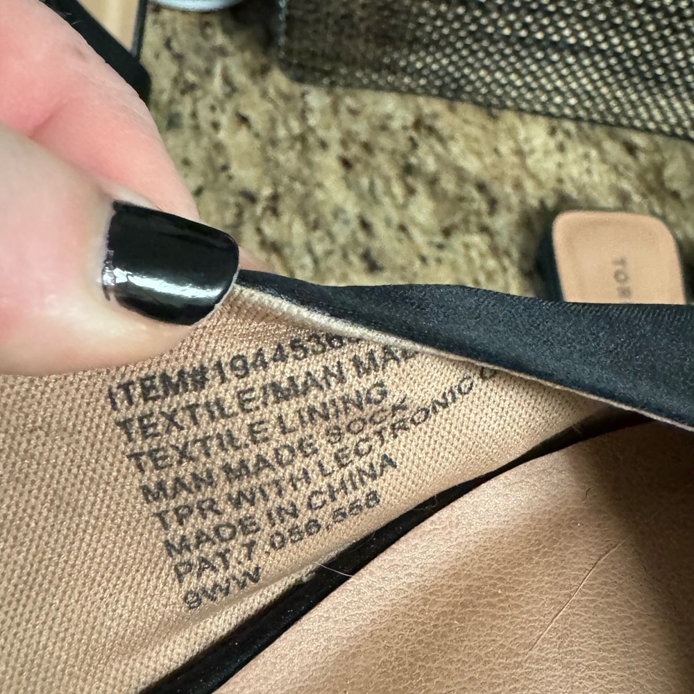 9ww torrid half mules square toe